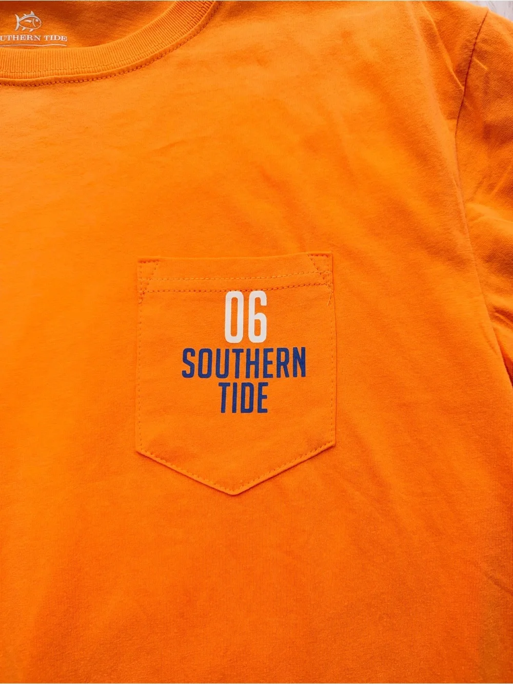 Southern Tide Men’s L Skipjack Pocket Logo Tshirt 100% cotton